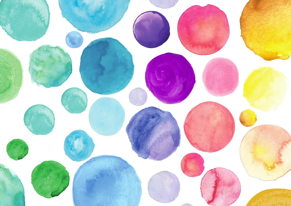 Des bulles en peinture de toutes les couleurs